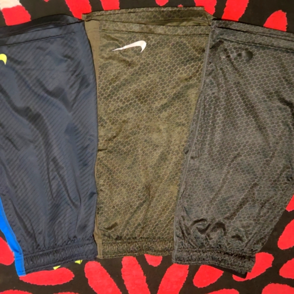 Nike gym shorts lot of three